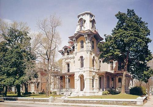 Victorian Village in Memphis Foto:Publiek Domein