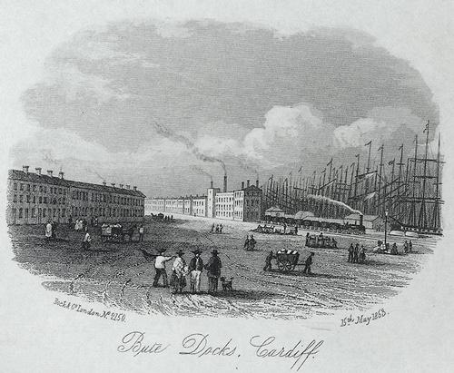 Bute docks in Cardiff