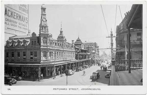 Pritchard street in Johannesburg in 1940