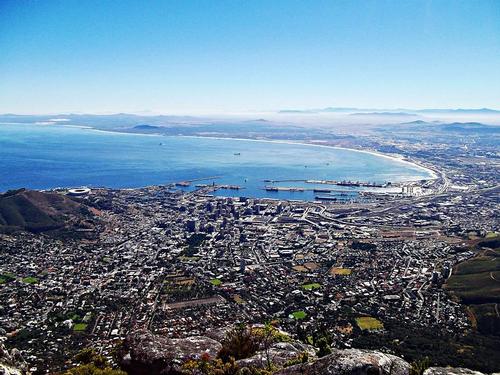 Kaapstad vanaf de Tafelberg