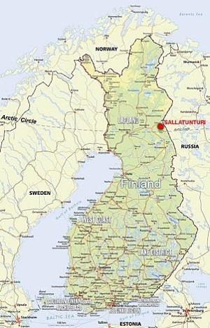 Map Sallatunturi