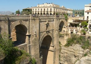 Puento Nuevo de trekpleister van Ronda