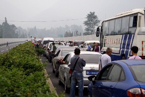 Je kunt urenlang in een file op de snelweg staan