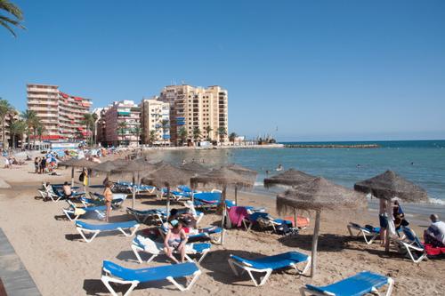 Torrevieja aan de de Costa Blanca