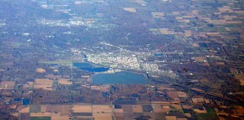 Dow Chemical fabriek in Midland, Michigan, Verenigde Staten