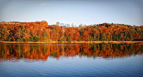 Indian Summer in New England, USA