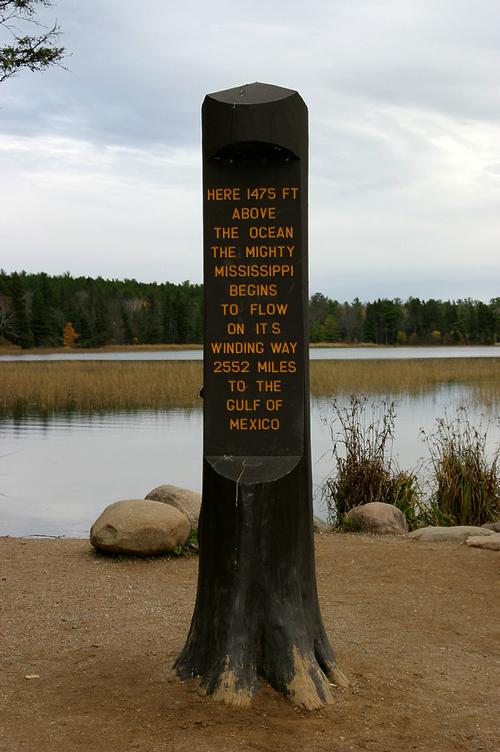 Mississippi ontspring in Itasca State Park, Minnesota, Verenigde Staten