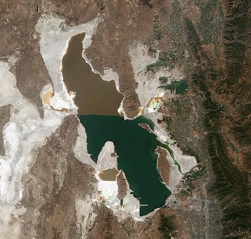 Satellietfoto Great Salt Lake