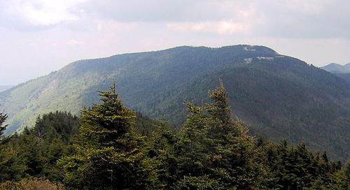 Mount Mitchell, hoogste punt Vrerenigde Staten ten oosten van de Mississippi