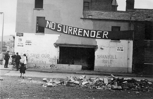 Shankill Road Belfast tijdens de Troubles